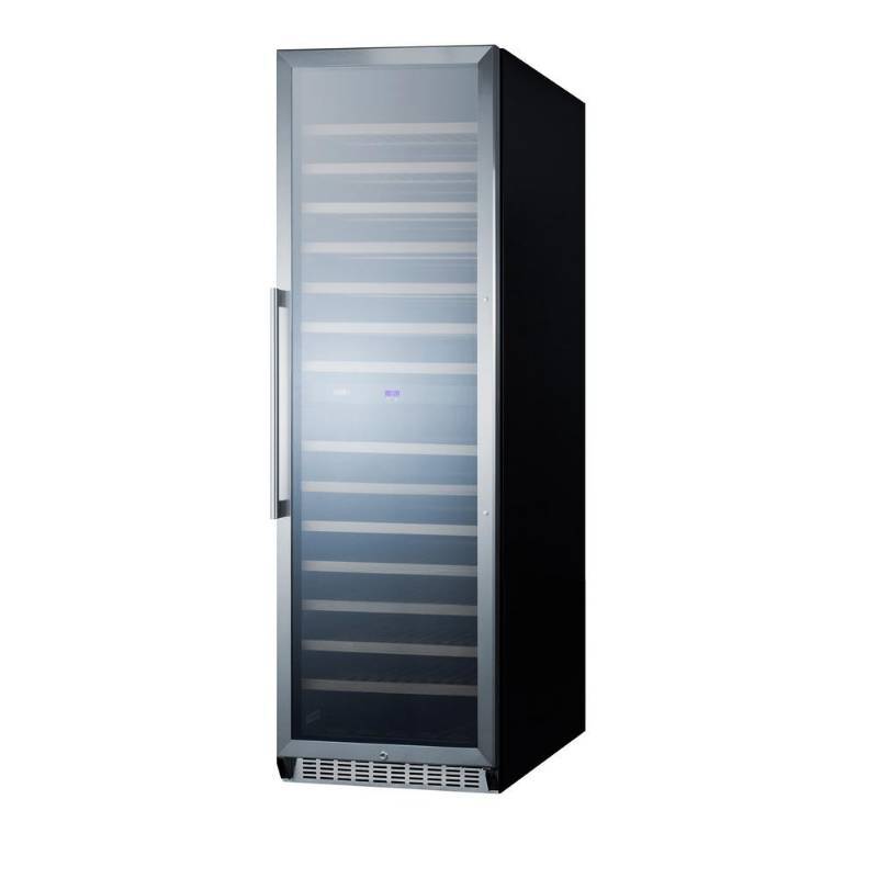 lot 24 image: Summit Appliance 160-Bottle Dual Zone Convertible Wine Cellar