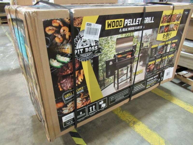 lot 29 image: NEW IN BOX - Pit Boss 820-sq in Two-tone copper and black high temperature powder coat Pellet Grill 72820