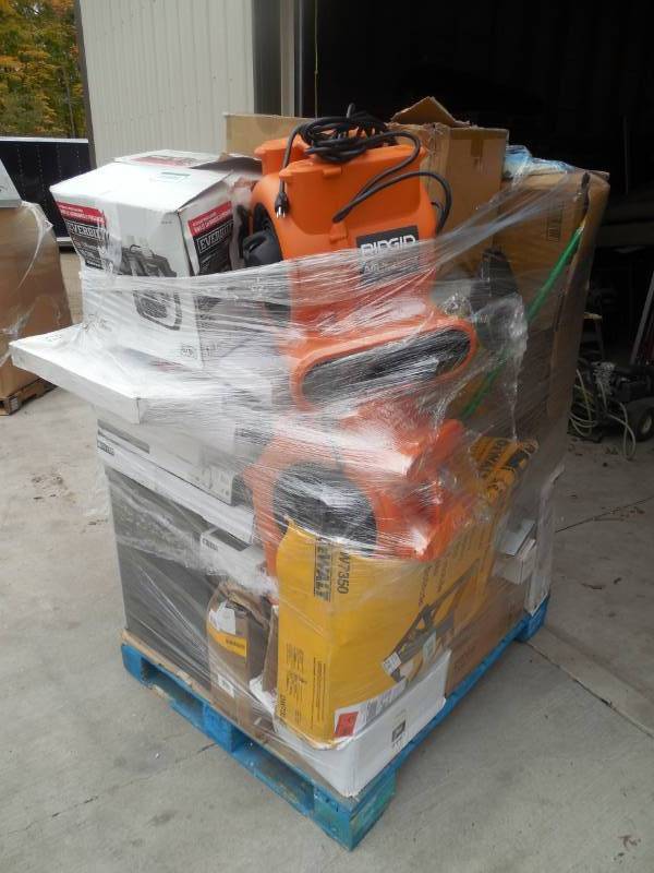 PALLET LOT OF GENERAL MERCHANDISE AND TOOLS