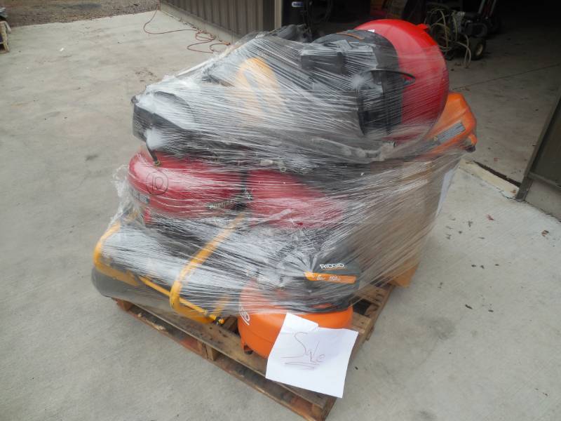 PALLET LOT OF AIR COMPRESSORS
