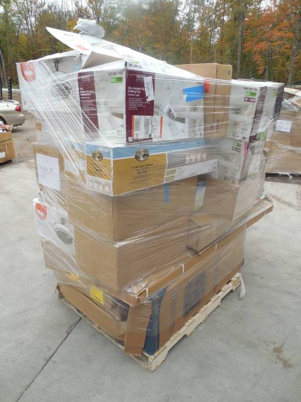 Pallet Lot Consignment Auction for Store Returned Merchandise. Auction ...