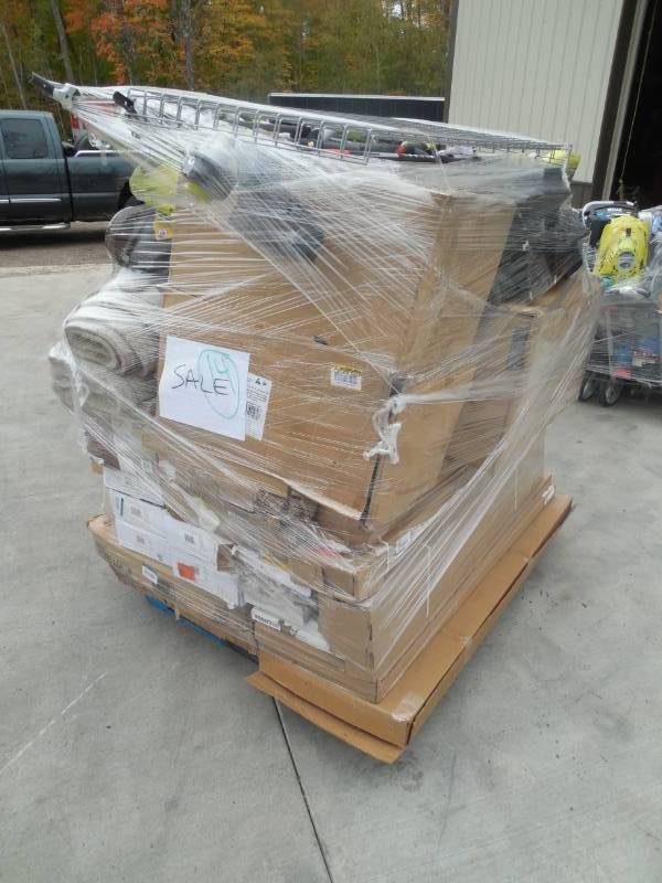 PALLET LOT OF GENERAL MERCHANDISE AND HOME IMPROVEMENTS