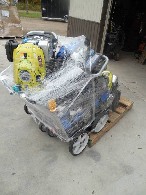 PALLET LOT OF POWER WASHERS