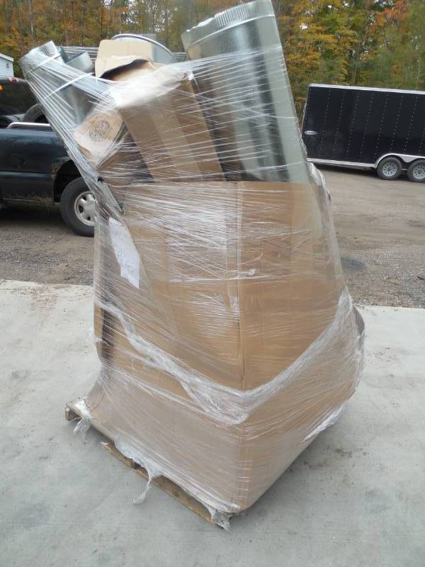 PALLET LOT OF HVAC PIPE & PARTS