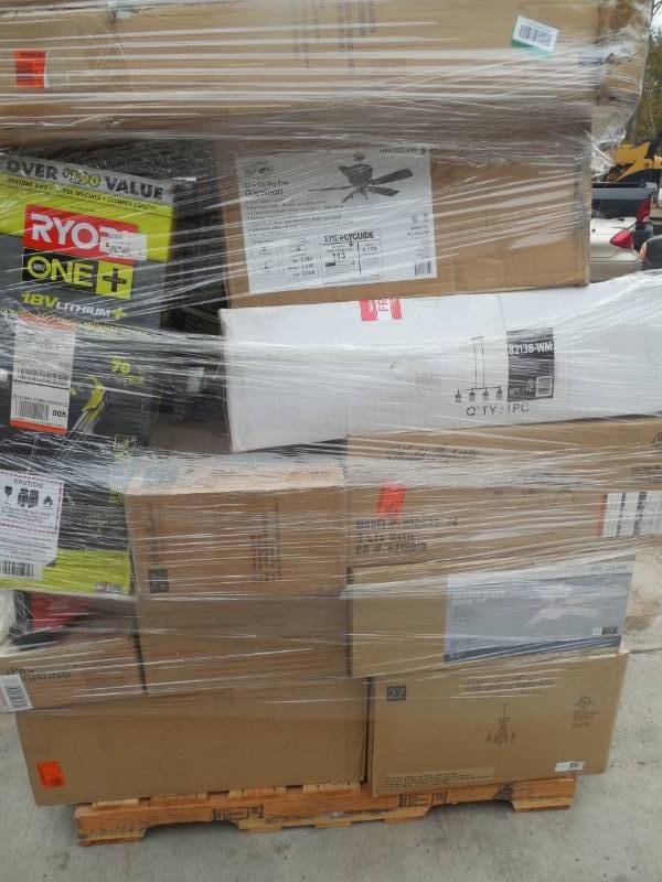 PALLET LOT OF GENERAL MERCHANDISE AND HOME IMPROVEMENTS