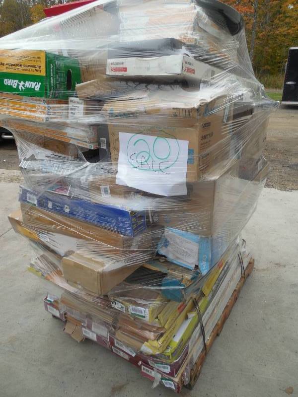 PALLET LOT OF GENERAL MERCHANDISE AND HOME IMPROVEMENTS