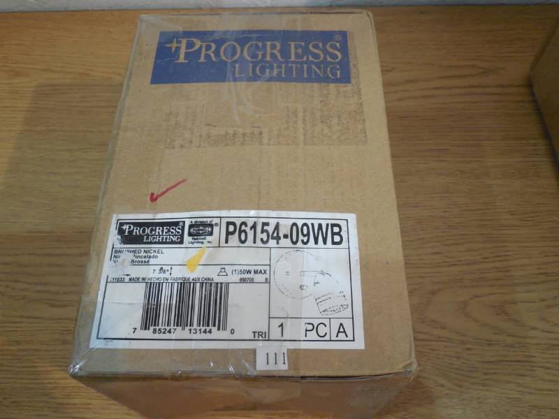 Progress Lighting Brushed Nickel 1-Light Spotlight Fixture