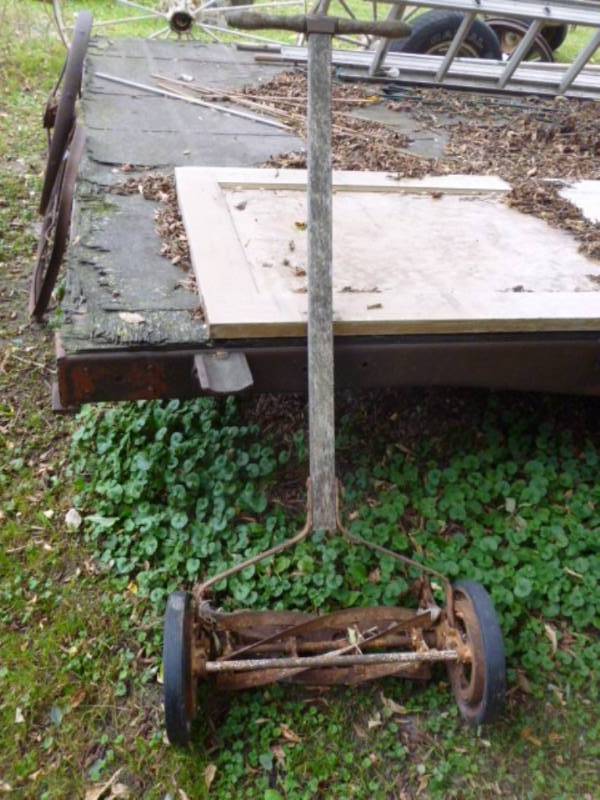 lot 30 image: Vintage Reel Mower