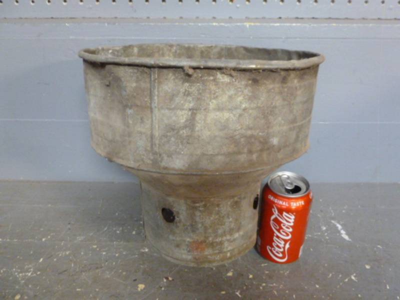 lot 69 image: Vintage Galvanized Steel Funnel