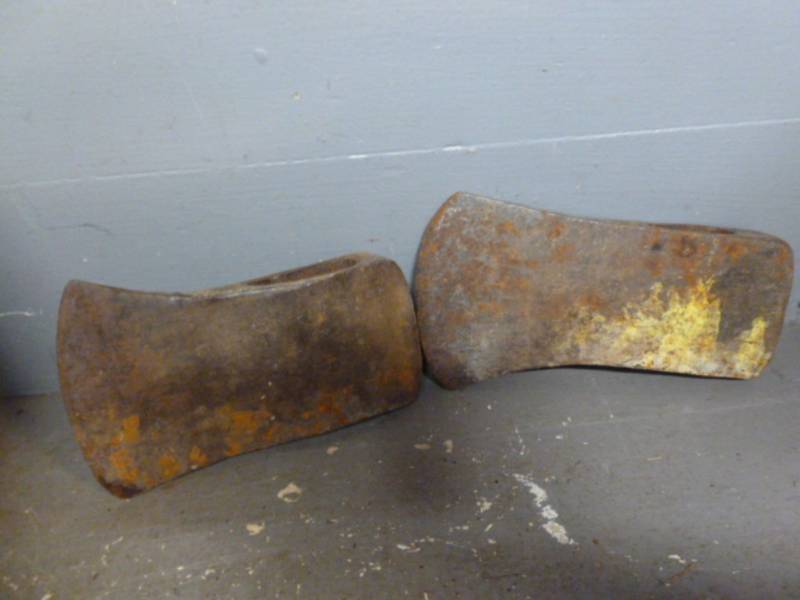 lot 104 image: Vintage Ax Heads