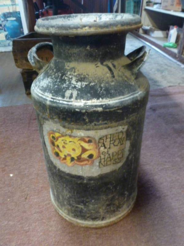 lot 114 image: Vintage Milk Can
