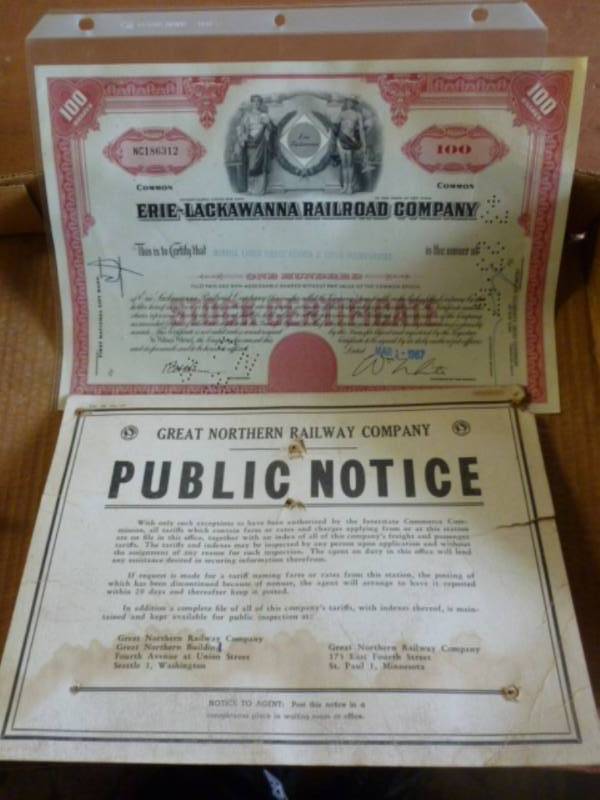 lot 225 image: Vintage Railroad