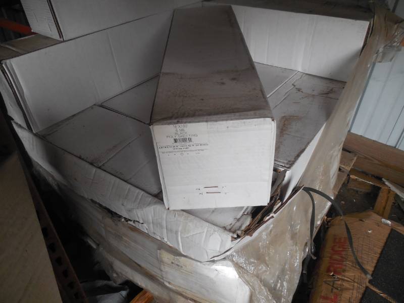 lot 46 image: ROLL OF POLY SHEETING 16X100 6 MIL BLACK