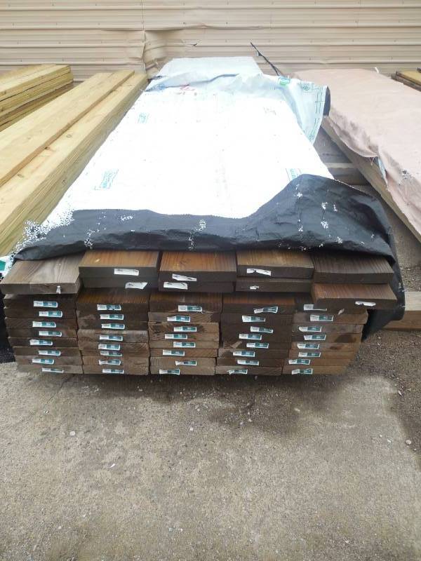 lot 198 image: (49) 2 X 10 X 18 GREEN TREATED LUMBER