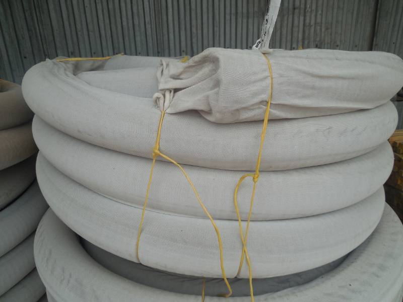lot 233 image: 4 x 100 Corrugated Perforated Drain Pipe with Sock