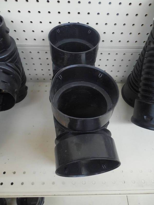 lot 255 image: (2) 4 Corrugated Drain Tile Tee
