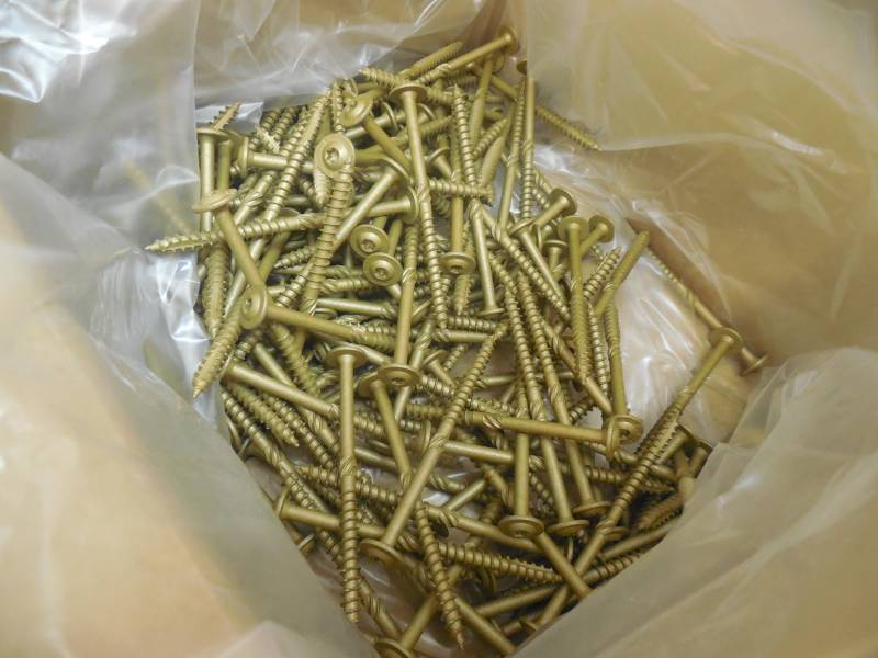 lot 266 image: BIG TIMBER CTX CONSTRUCTION LAG SCREWS 15 X 4 - 14 BOX