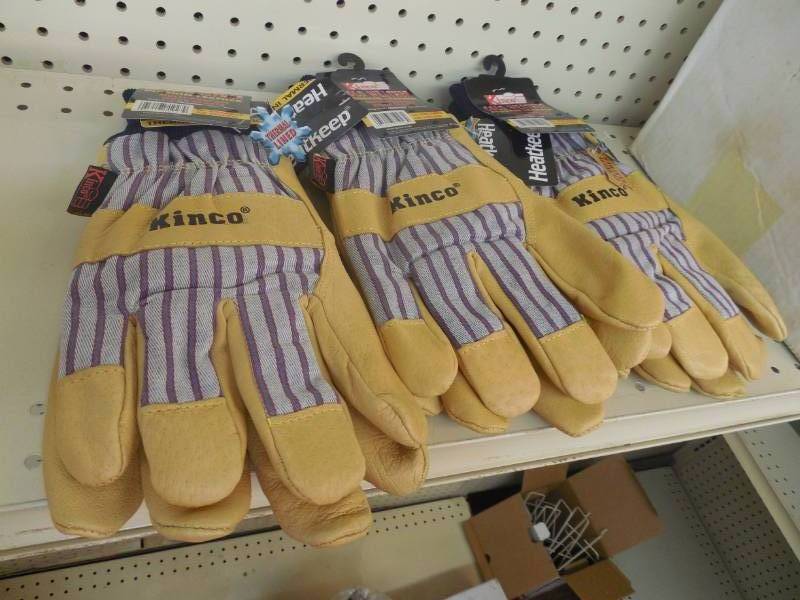 lot 288 image: KINCO COLD WEATHER GLOVES - XXL  3 PAIRS