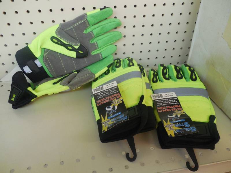 lot 291 image: NEW - GOLDEN STAG HI-VIZ GLOVES - XXL  3 PAIRS