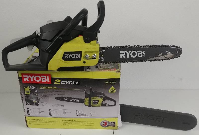 lot 2 image: Ryobi 2cycl 14 Chainsaw