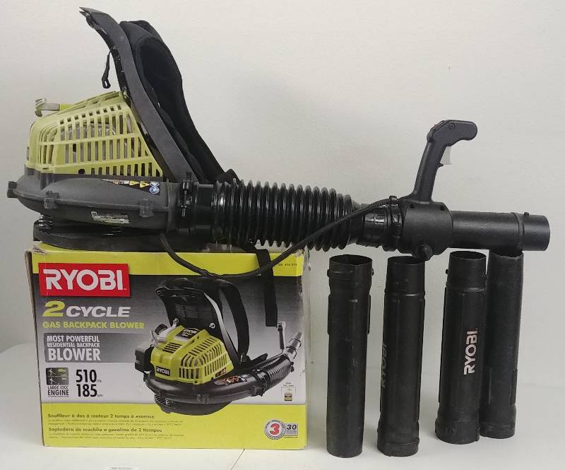 lot 14 image: Ryobi 2cycl Gas Backpack Blower