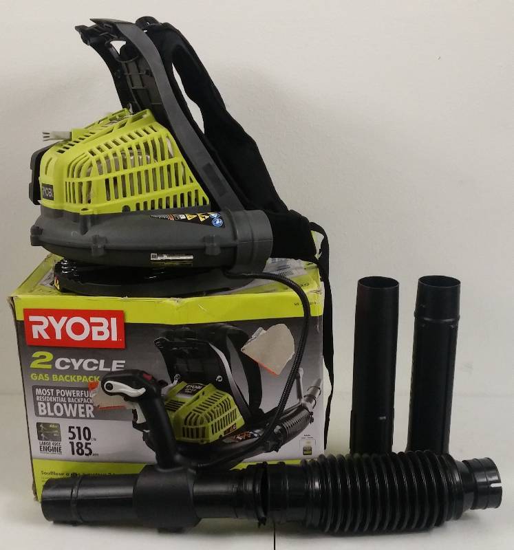 lot 18 image: Ryobi 2cycl Gas Backpack Blower