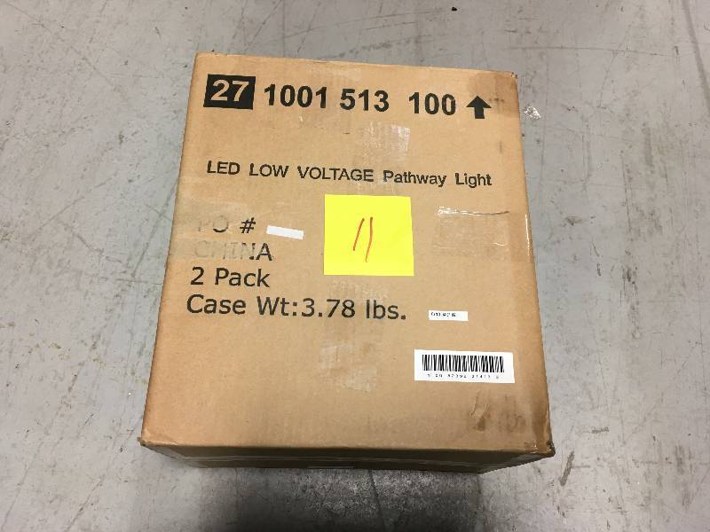 lot 11 image: Hampton Bay 1001513100 LED Low Voltage Pathway Light 2 pack not used