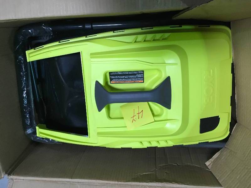 lot 47 image: Ryobi 16 in. 13 Amp Corded Electric Walk Behind Push Mower RYAC160 in working conditions