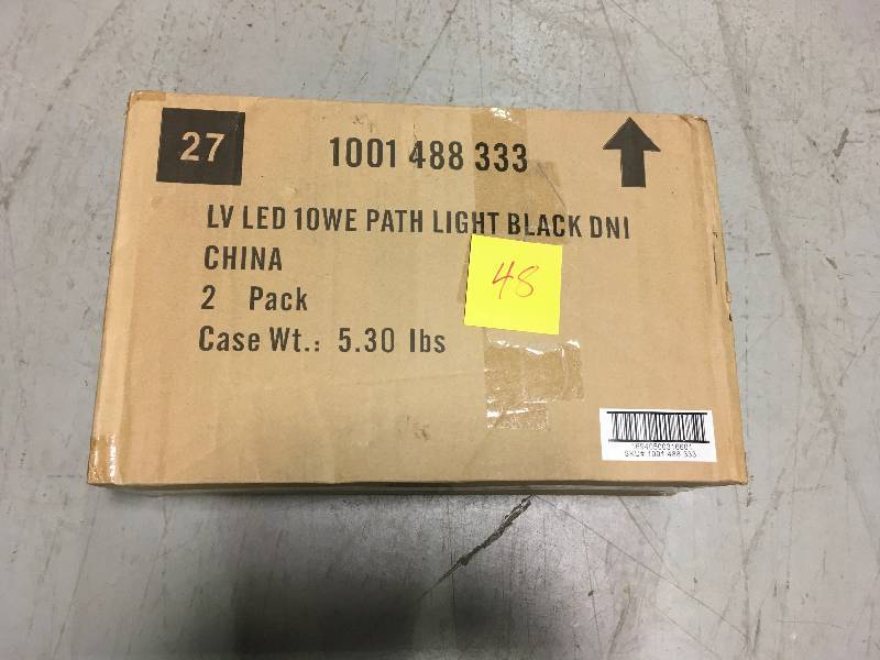 lot 48 image: HAMPTON BAY LED Low Voltage Pathway Lights, Model 1001 488 333 CASE OF 2 PACK not used