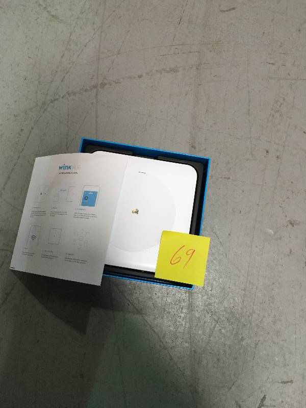 lot 69 image: Wink Model # PWHUBWH18 Smart Home Hub in good conditions