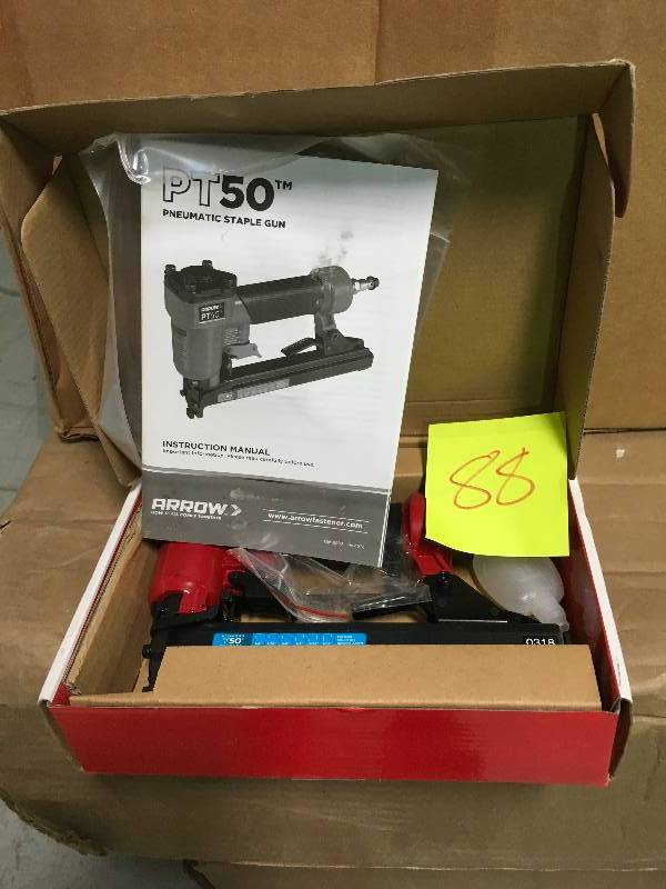 lot 88 image: Arrow Fastener PT50 Pneumatic Stapler