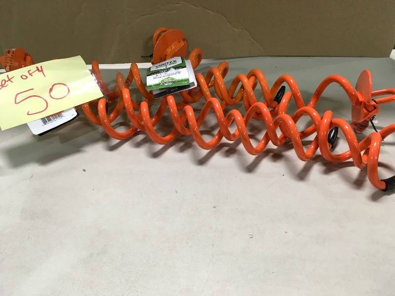lot 50 image: SET OF 50 FOLDING RING SPIRAL GROUND ANCHOR BY LIBERTY OUTDOOR