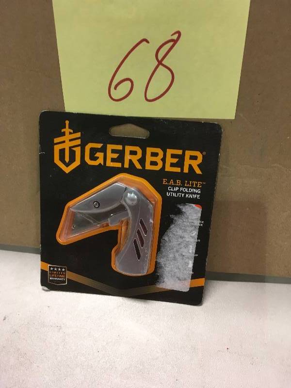lot 68 image: Gerber EAB Lite Utility Knife