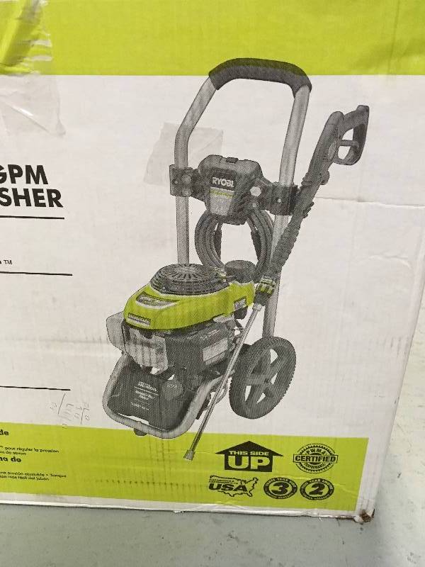 lot 1 image: Ryobi 2800 PSI Portable Honda Gas Power Pressure Washer 2.3 GPM IN WORKING CONDITIONS