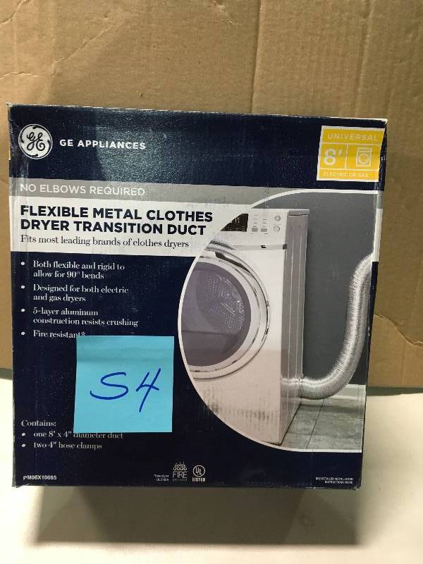 lot 54 image: GE Flexible Metal Dryer Duct in good conditions