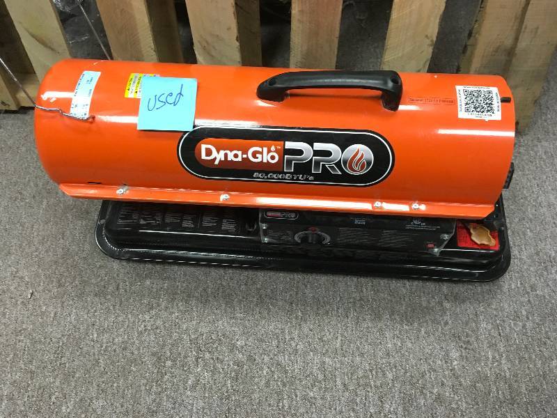 DYNA-GLO PRO 80K BTU Forced Air Kerosene Portable Heater USED in working  conditions | KX REAL DEALS ST PAUL TOOLS and HOUSEWARES AUCTION | K-BID