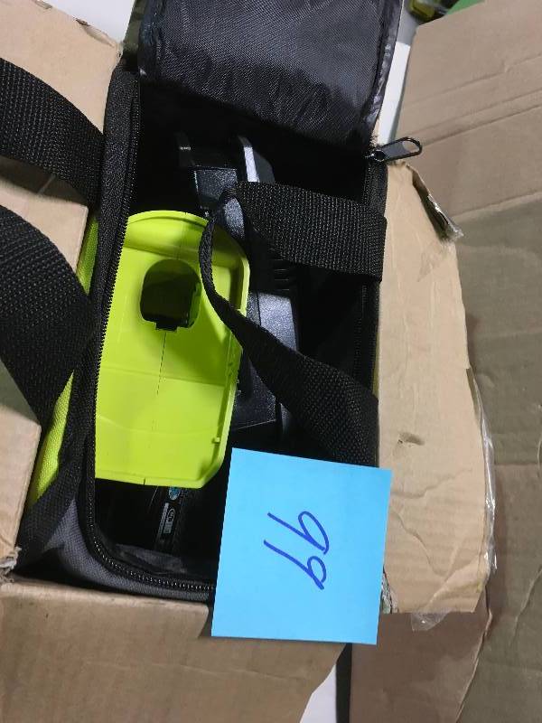 lot 99 image: Ryobi 18-Volt ONE Cordless Lithium-Ion Compact 12 in. DrillDriver Kit  USED in working conditions