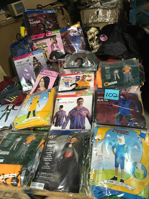 lot 102 image: Assorted Halloween Customs