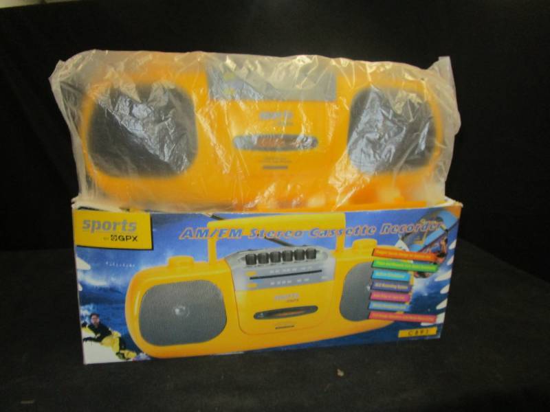 lot 6 image: AmFm Stereo Cassette Player Still in the Box