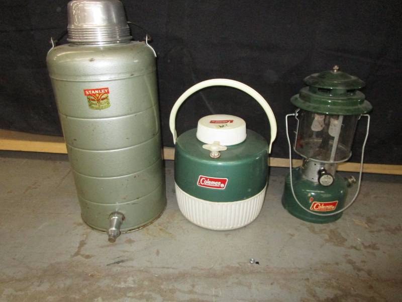 lot 100 image: Pullman Cooler, Coleman Lantern, Stanley Cooler
