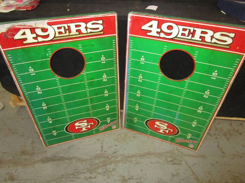 lot 105 image: 2 49ers Bean Bag Games