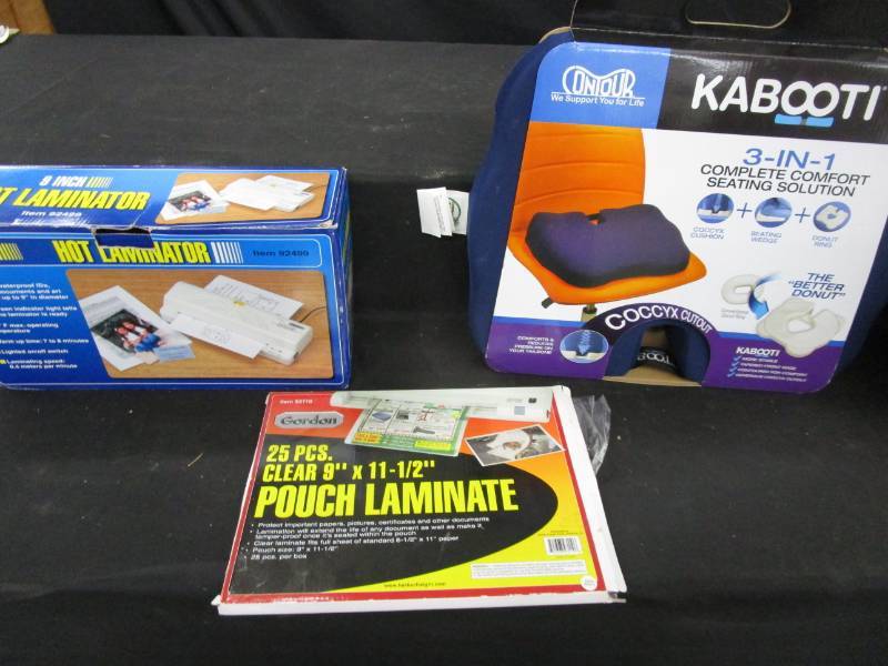 lot 109 image: Kabooti, Pouch Laminate, 9 inch Hot Laminator