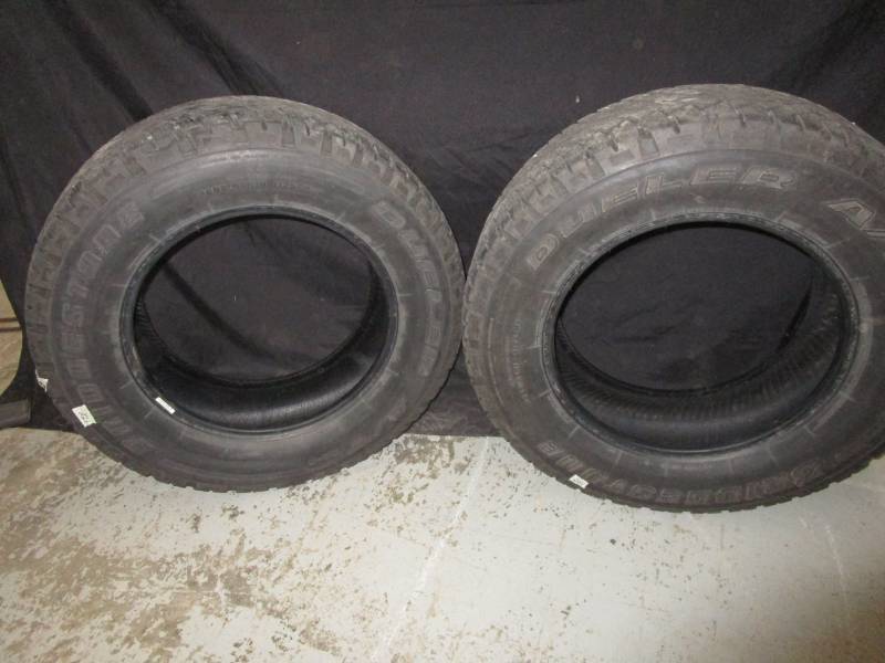 lot 116 image: Bridgestone Dueler P26565r18 112s ms  Tires (2)