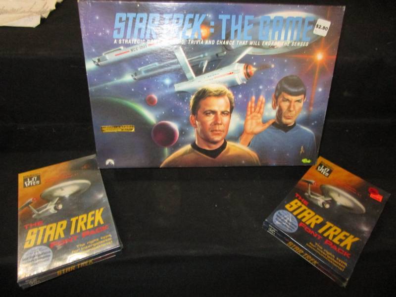 lot 135 image: Startrek The Game , Font Packs Never Opened