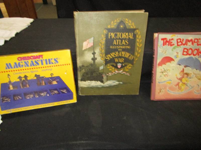 lot 143 image: Childcraft Magnastics, Bumper Book, Spanish Ameican War Book