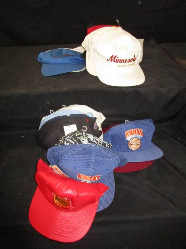 lot 145 image: Misc Baseball Hats, Snapbacks