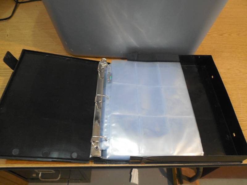 lot 27 image: MASSIVE LOT OF 3-RING BINDERS