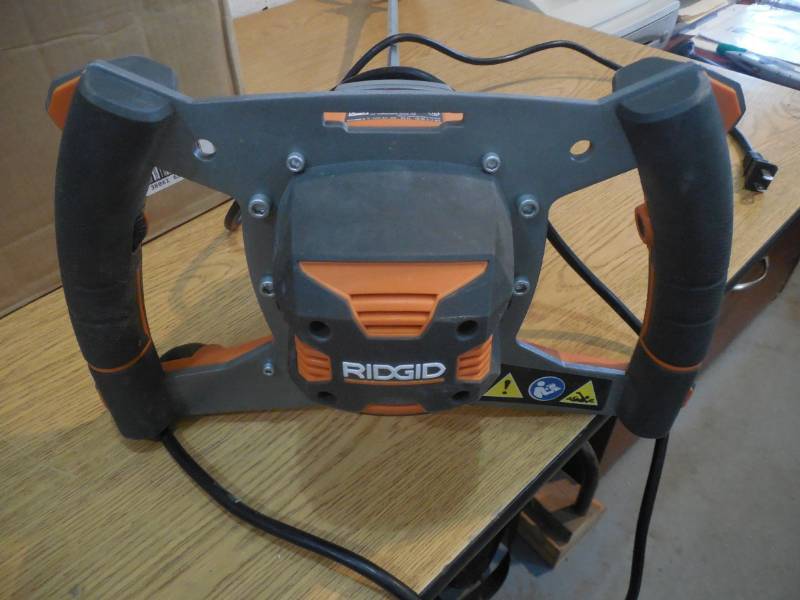 lot 98 image: RIDGID Single-Paddle Mixer