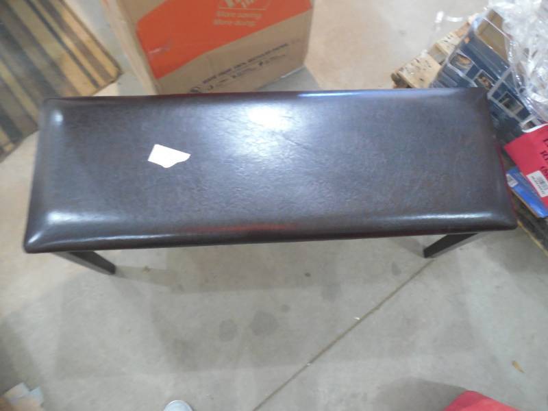 lot 23 image: Benchcraft  Brown Large  Dining Room Bench