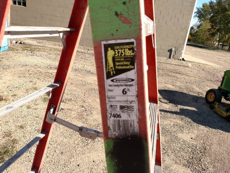 Werner 6 Fiberglass Step Ladder...